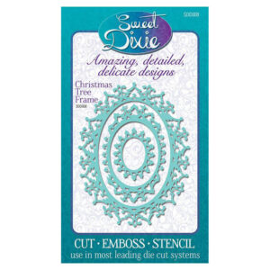 Christmas Tree Frame Sweet Dixie Cutting Die
