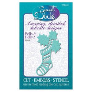Stocking & Holly Sweet Dixie Cutting Die