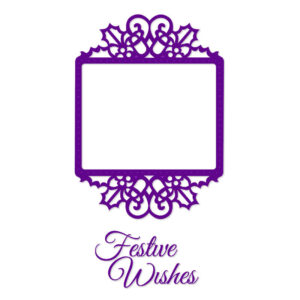 Sue Dix Festive Wishes Sweet Dixie Die & Stamp