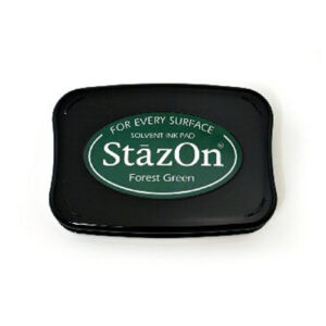 Tsukineko Forest Green Stazon On Pad