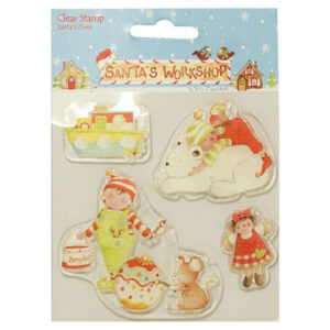 Trimcraft Clear Stamps - Character Santas Workshop