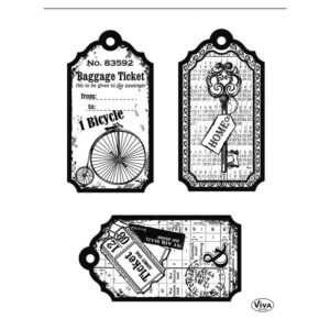 Viva Decor Silicone Stamp Tags-bicycle