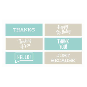 We R Memory Keepers Embossing Strips - Classic (6 Piece)