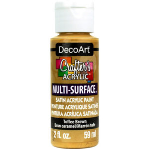 DecoArt Toffee Brown Crafters Multi-surface 2-oz.