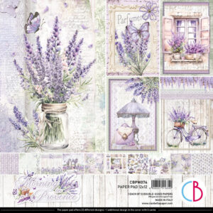 Ciao Bella Morning In Provencel Paper Pad 12"x12"