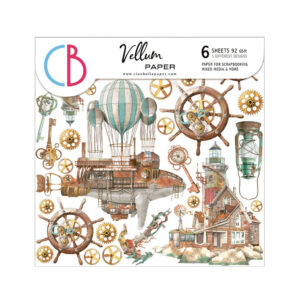 Vellum Coral Reef Fussy Cut 6"x6" 6 per Package