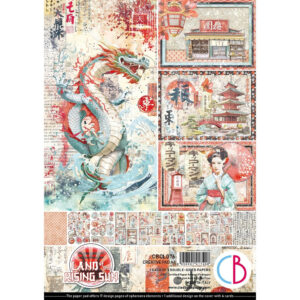 Land Of The Rising Sun Creative Pad A4 9 per Package