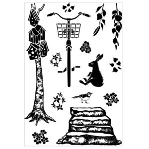 Card-io Summer Trail A6 Clear Stamp Set