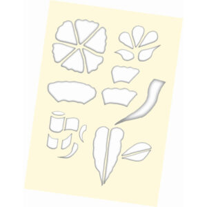 Brush Strokes 2 A5 World of Craft Stencil