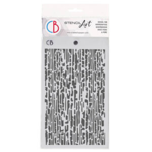 Ciao Bella Texture Stencil 5" X 8" - Birch Wood