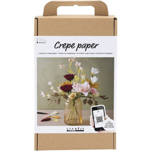 Creativ Craft Kit Crepe Paper Bouquet Crepe Ratio 180 percent 105 G