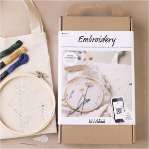 Creativ Starter Craft Kit Embroidery Flowers
