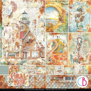 Coral Reef Paper Pad 12"x12" 12 per Package