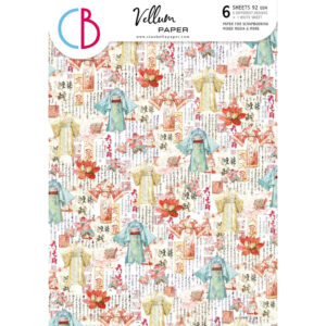Vellum Land Of The Rising Sun Paper Patterns A4 6 per Package