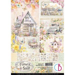 Flower Shop Creative Pad A4 9 per Package