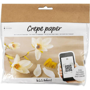 Creativ Mini Craft Kit Crepe Paper Magnolia Branch Crepe Ratio 180 percent 105 G