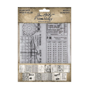 Tim Holtz Idea-ology Collage Paper Archives