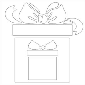 Surprise 6" Square Majemask Stencil