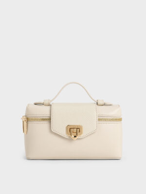 Charles & Keith - Arwen Top Handle Vanity Bag