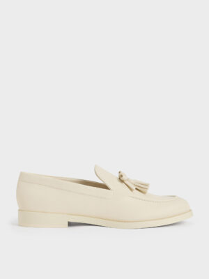 Charles & Keith - Bow Tassel Loafers