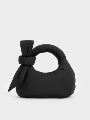 Charles & Keith - Delilah Nylon Bow Puffy Bag