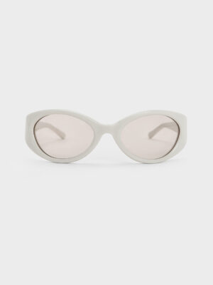 Charles & Keith - Eden Oval Sports Sunglasses