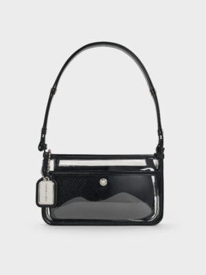 Charles & Keith - Norah See-Through Mesh Shoulder Bag