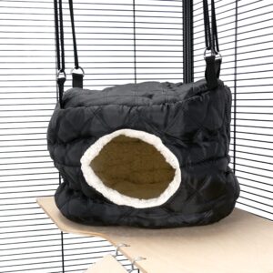 Pet Rat Ferret HUGE Rodent-Hive Toy - Quilted Black | Little Friends