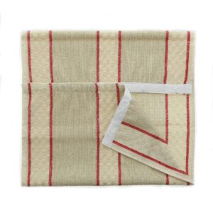 Aga Roller Towel with Poppers - Duncan Stewart 1978 Red