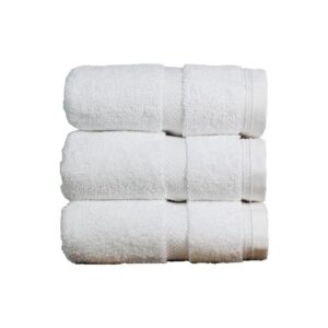 Aztex Boutique Premium Quality Cotton Hand Towel - Duncan Stewart 1978 White