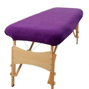 Aztex Classic Value Massage Couch Cover - Duncan Stewart 1978 Purple / Without Face Hole
