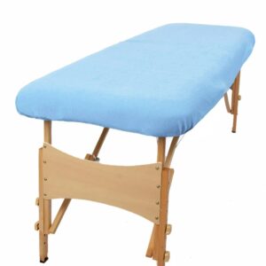 Aztex Classic Value Massage Couch Cover - Duncan Stewart 1978 Tropical Blue / Without Face Hole