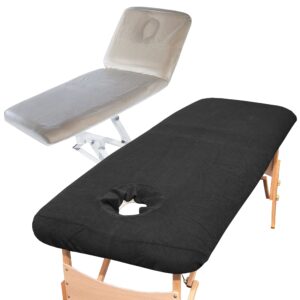 Experience Luxury with XL Aztex Massage Bed Cover by Duncan Stewart Large Black & Clear PVC / With Face Hole