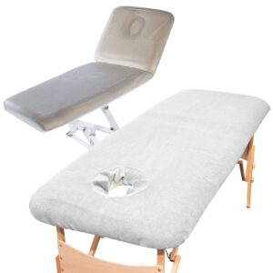 Experience Luxury with XL Aztex Massage Bed Cover by Duncan Stewart Large White & Clear PVC / With Face Hole