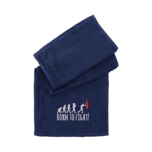 Born To Fight Gym Towel - Duncan Stewart 1978 Gym Towel - Navy