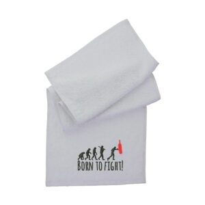 Born To Fight Gym Towel - Duncan Stewart 1978 Gym Towel - White