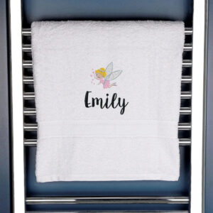 Children's Fairy Bath Towel - Duncan Stewart 1978 White