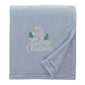 Christmas Cosy Home Christmas Snuggle Blanket Shimmering Duck Egg