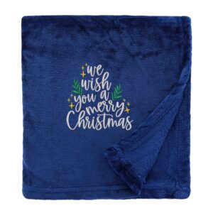 Christmas Cosy Home Christmas Snuggle Blanket Shimmering Navy