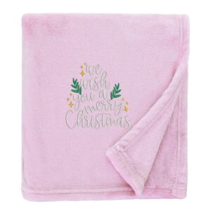 Christmas Cosy Home Christmas Snuggle Blanket Shimmering Pink