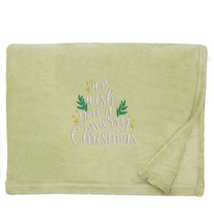 Christmas Cosy Home Christmas Snuggle Blanket Snuggle Touch Apple Green
