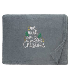 Christmas Cosy Home Christmas Snuggle Blanket Snuggle Touch Steel