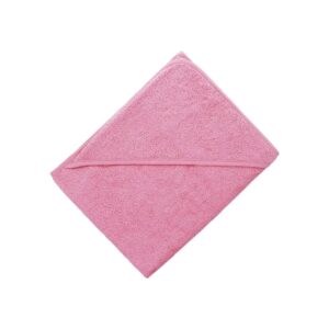 Cotton Hooded Baby Towel - Duncan Stewart 1978 Baby Pink