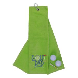 Golf Dad Novelty Tri Fold | Gift for Father Lime