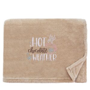 Hot Chocolate Cosy Home Christmas Snuggle Blanket Snuggle Touch Stone