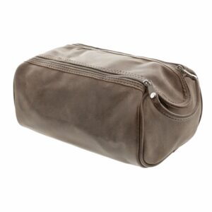 Men's Brown Wash Bag And Towel Set - Duncan Stewart 1978