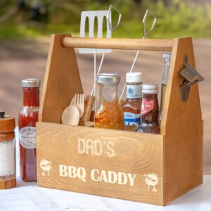 Personalised Barbecue Condiment Holder With Bottle Opener - Duncan Stewart 1978