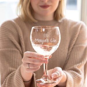 Personalised Botanical Gin GlassÂ | Duncan Stewart