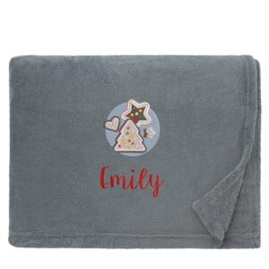 Personalised Christmas Cookies Christmas Snuggle Blanket Snuggle Touch Steel