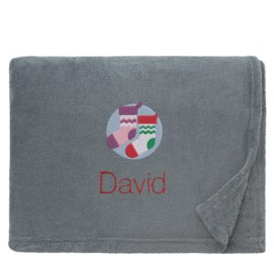 Personalised Christmas Stockings Christmas Snuggle Blanket Snuggle Touch Steel
